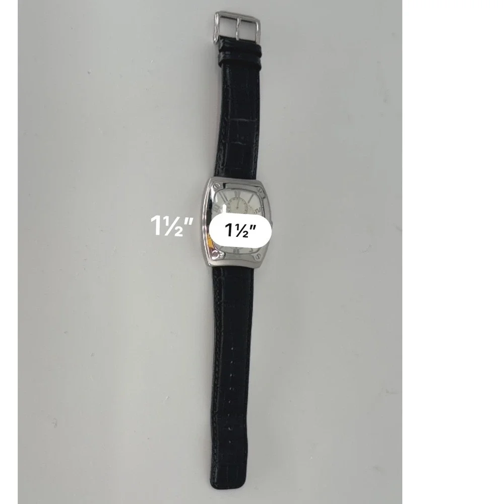 Kenneth Cole‎ New York Stainless Steel Leather Band Watch C275-04-KC1279 99-17